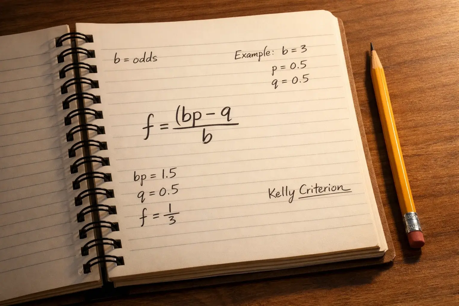 Application du critère de Kelly pour le calcul des mises en paris sportifs