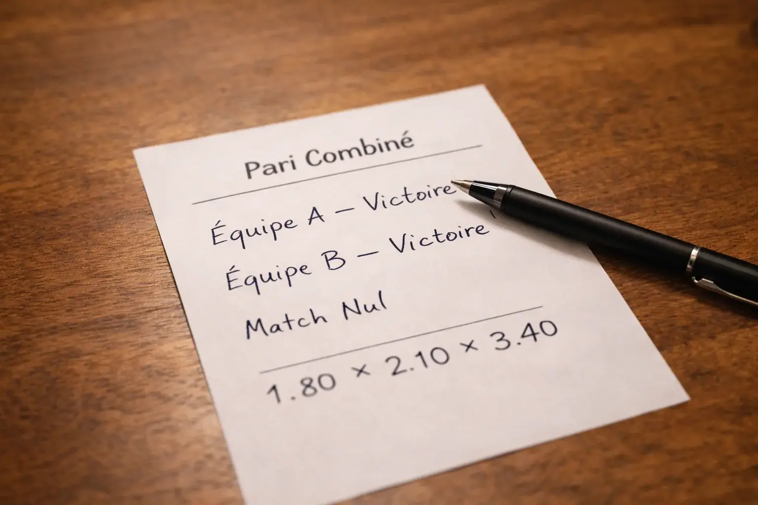 Stratégie et calcul des cotes pour le pari combiné en paris sportifs